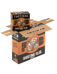 CARTOUCHE FOB SLUG TACTICAL - CAL. 12/67 (X100) 2
