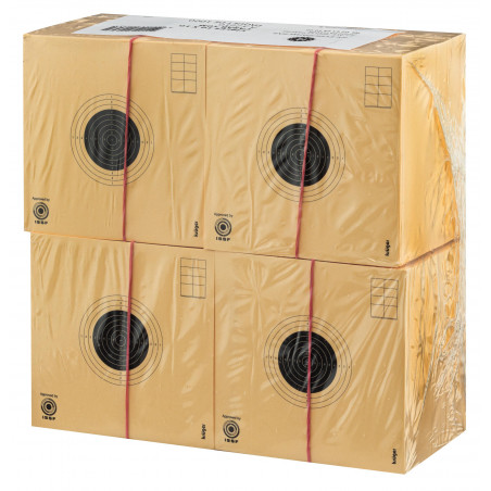 Cibles carabine 10 m - cartons 10x10 cm (x1000)