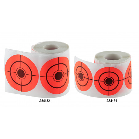 PASTILLES AUTOCOLLANTES ORANGE DIAM. 50 OU 75 MM