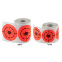 PASTILLES AUTOCOLLANTES ORANGE DIAM. 50 OU 75 MM