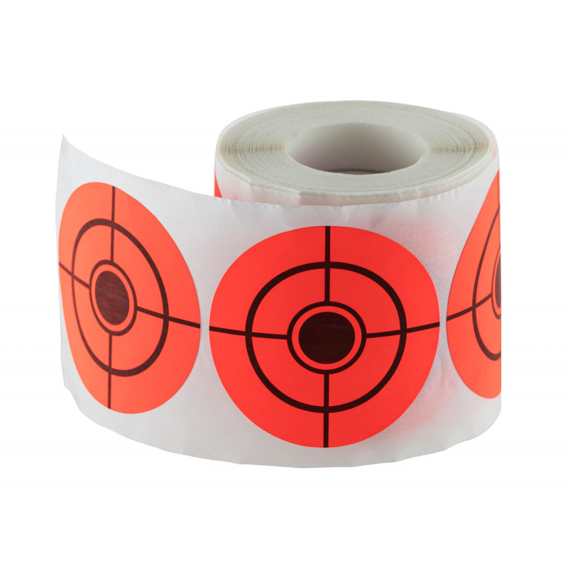 PASTILLES AUTOCOLLANTES ORANGE DIAM. 50 OU 75 MM