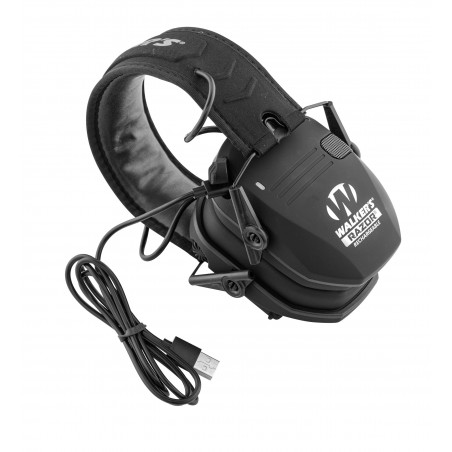 Casque antibruit actif amplifié rechargeable WALKER'S RAZOR