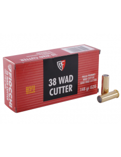 FIOCCHI - 38 SPECIAL 148 gr. WAD CUTTER /500