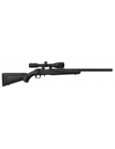 RUGER AMERICAN RIMFIRE SILENCE Cal. 22LR 22'' 1/2''-28 + Lunette 3-9X40