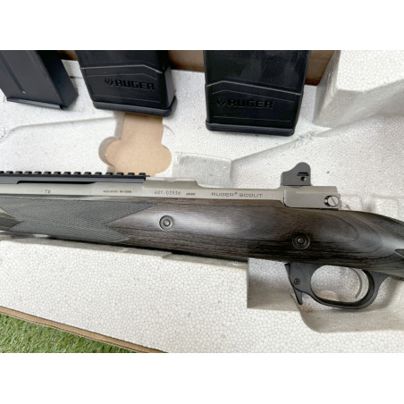 OCCASION VENDUE - Carabine Ruger Scout Inox cal.308 Win