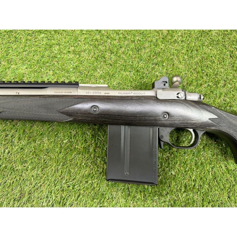 OCCASION VENDUE - Carabine Ruger Scout Inox cal.308 Win