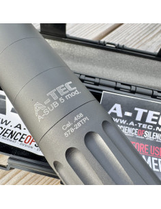 A-TEC A-SUB 5 - Réducteur de son / Silencieux pour carabine à levier sous garde .578x28 UNEF 2
