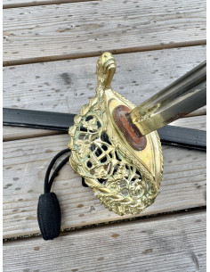 Sabre Officier Marine modèle 1837 avec sa Dragonne - Fabrication HOSTIN 1993 2