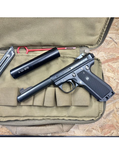 OCCASION VENDUE - Pistolet cal. 22LR RUGER 22/45 TARGET MKIII Fileté + Silencieux A-TEC + 2 Chargeurs 2