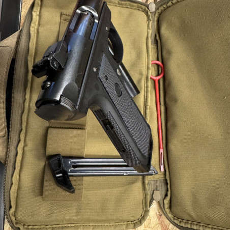 OCCASION VENDUE - Pistolet cal. 22LR RUGER 22/45 TARGET MKIII Fileté + Silencieux A-TEC + 2 Chargeurs