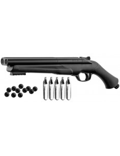 Pack Fusil de Défense T4E HDS cal. 68 16 Joules + Recharges CO2 + 100 Billes