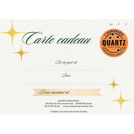 Bon cadeau à offrir !