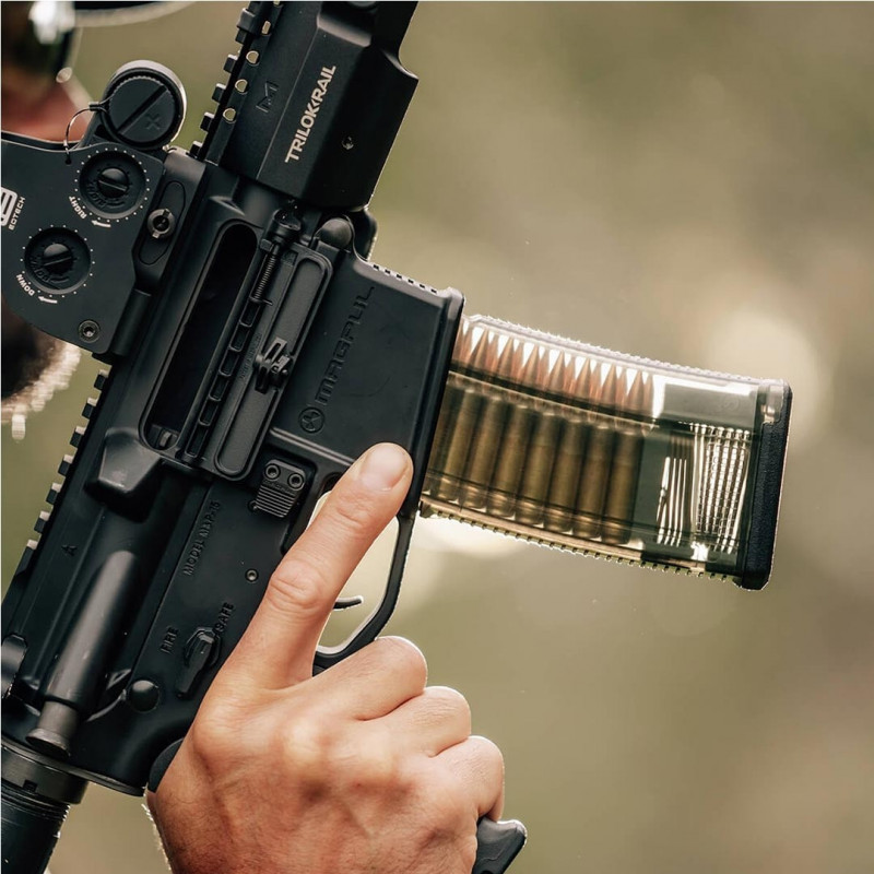MAGPUL - Nouveau Chargeur Transparent TMAG 30 AR15/M4 HK 416 GEN M3 - 30 Coups