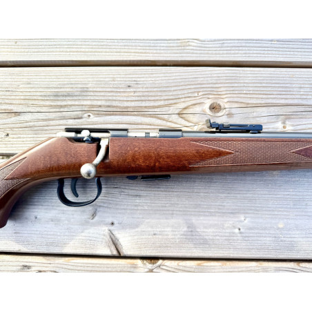 OCCASION VENDUE - Carabine ANSCHUTZ Modèle 1451 Cal. 22LR Canon Fileté 1/2-20TPI Chargeur 5 coups