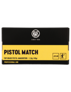 RWS - Munitions 22LR PISTOL MATCH 40GR TOP GRADE /500