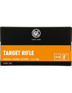RWS - Munitions 22LR TARGET RIFLE 40GR TRAINING GRADE /500