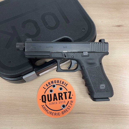 OCCASION VENDUE - Pistolet GLOCK 17 Gen3 fileté M13,5x1L