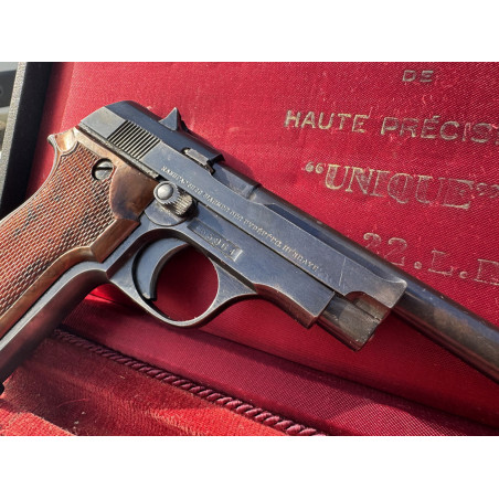 OCCASION VENDUE - Pistolet UNIQUE Mod. 52 Haute Précision Cal. 22LR