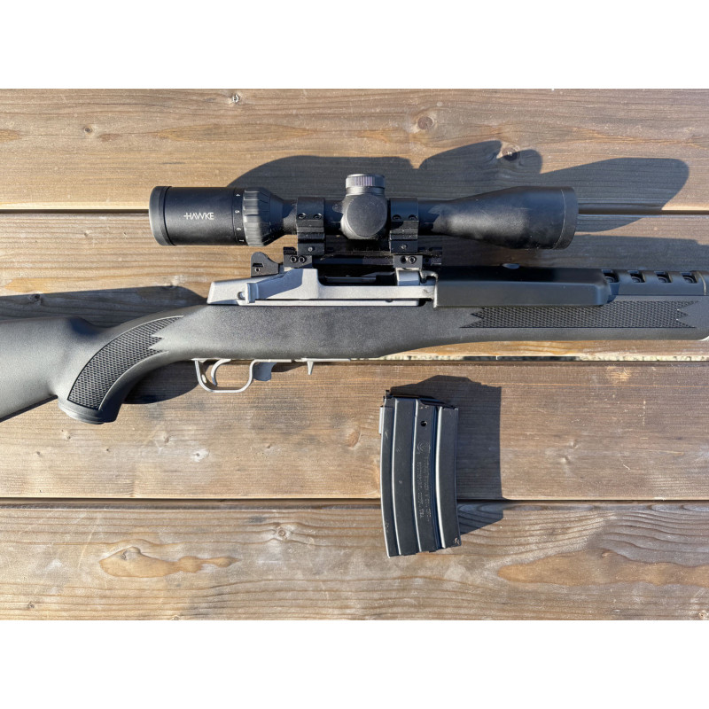 OCCASION - Carabine RUGER MINI 14 Ranch Rifle Cal. 222 Rem. Lunette HAWKE Endurance 3-9x40mm