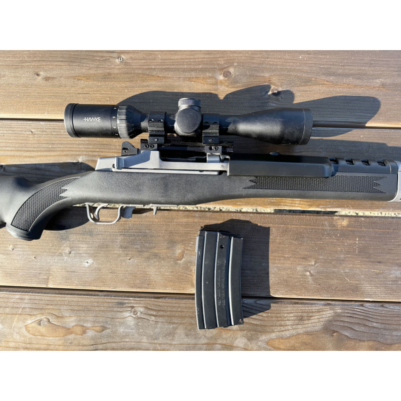 OCCASION - Carabine RUGER MINI 14 Ranch Rifle Cal. 222 Rem. Lunette HAWKE Endurance 3-9x40mm