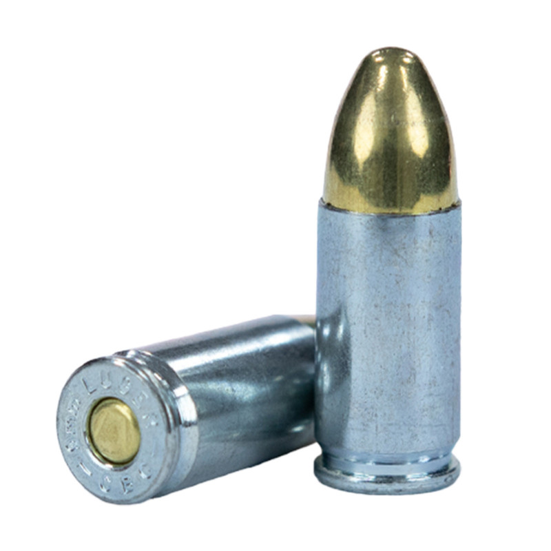 MAGTECH - 500 cartouches Steel Case ECONOMIQUE cal. 9x19mm FMJ 124 Grains