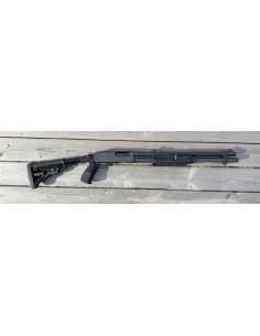 OCCASION - Fusil à Pompe REMINGTON 870 Tactical Rayé Cal. 12/70 ou 12/76 Fab Defense + Rallonge tube magasin 2