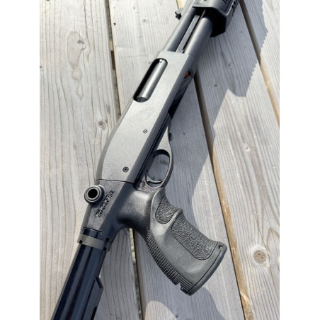 OCCASION VENDUE - Fusil à Pompe REMINGTON 870 Tactical Rayé Cal. 12/70 ou 12/76 Fab Defense + Rallonge tube magasin