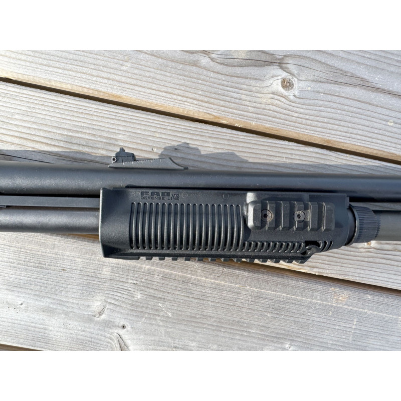 OCCASION VENDUE - Fusil à Pompe REMINGTON 870 Tactical Rayé Cal. 12/70 ou 12/76 Fab Defense + Rallonge tube magasin