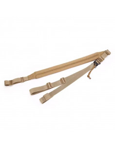 Surplus - Sangle AR/M4 Tactique Réglable 2 Points 90-160cm - FDE Beige