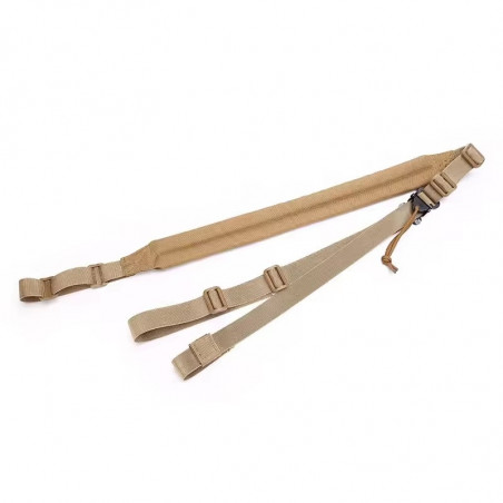 Surplus - Sangle AR/M4 Tactique Réglable 2 Points 90-160cm - FDE Beige