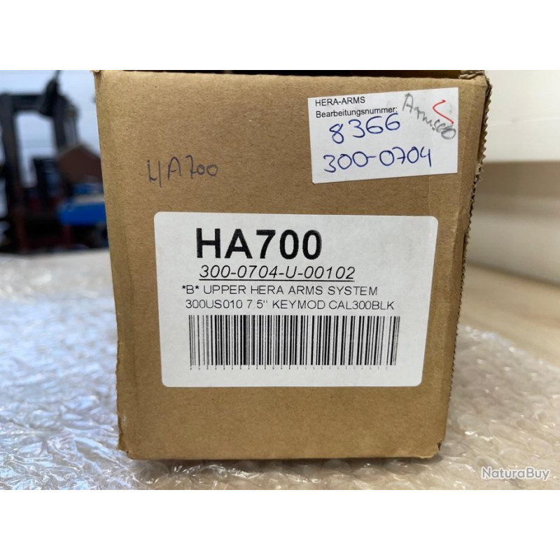 VENDU - Upper AR-15 HERA ARMS 7.5 '' Cal. 300 BLK Blackout - DESTOCKAGE