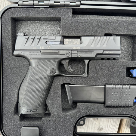 OCCASION VENDUE - Pistolet WALTHER PDP Full Size OR Optic Ready 4" 9x19mm + Platine RMR/Trijicon