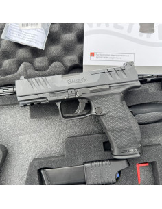 OCCASION VENDUE - Pistolet WALTHER PDP Full Size OR Optic Ready 4" 9x19mm + Platine RMR/Trijicon 2