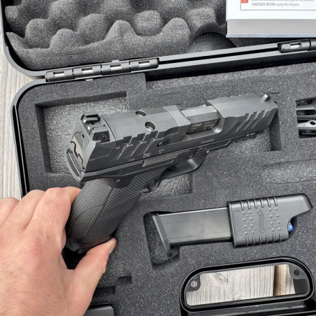 OCCASION VENDUE - Pistolet WALTHER PDP Full Size OR Optic Ready 4" 9x19mm + Platine RMR/Trijicon