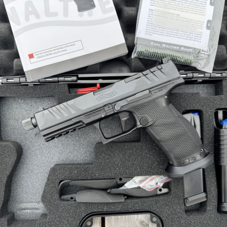 Pistolet WALTHER PDP PRO SD Fileté Full Size Optics Ready 5,1" Cal. 9x19mm