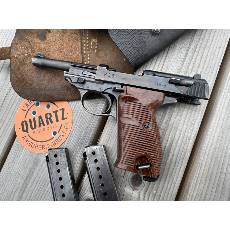 OCCASION VENDUE - Pistolet WALTHER P38 fabrication CYQ Spreewerk (Metallwarenfabrik Spreewerk GmbH)