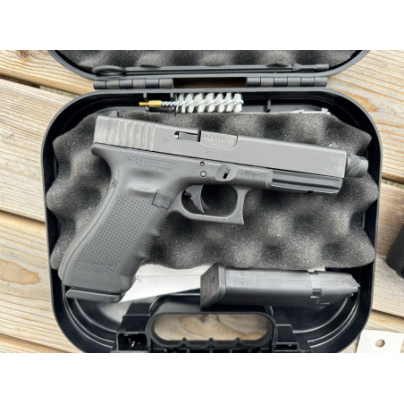 OCCASION VENDUE - GLOCK 17 Gen4 Fileté Cal. 9x19mm + Détente ZEV Fulcrum