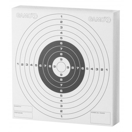 GAMO Paquet de 100 cibles cartonnées 14x14cm