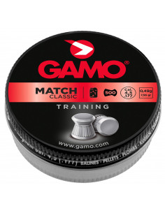 GAMO Boite de 250 Plombs MATCH CLASSIC 4,5mm 2