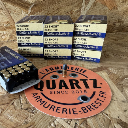 SELLIER & BELLOT Munitions 22 Short / 22 Court LRN /500