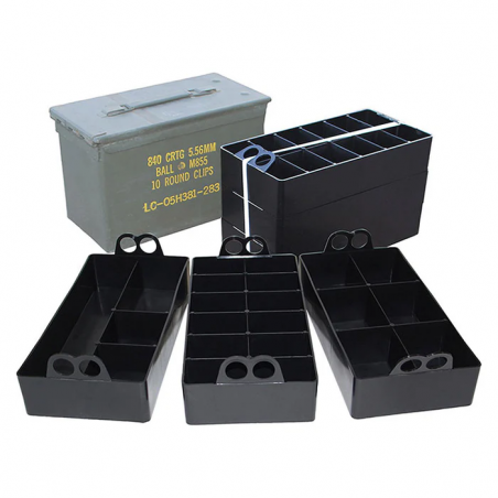 MTM AMMO CAN ORGANIZER - ACO Black