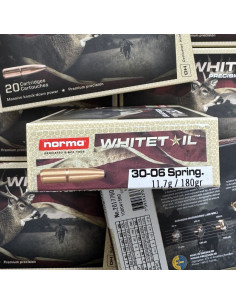 NORMA - Boite de 20 cartouches Whitetail cal. 30-06 Spring. 180 gr SP Soft Point
