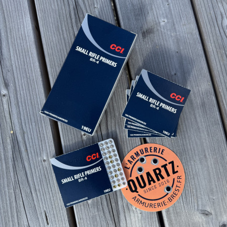 CCI - 100 Amorces Bench Rest BR-4 SRP SR Small Rifle Primer