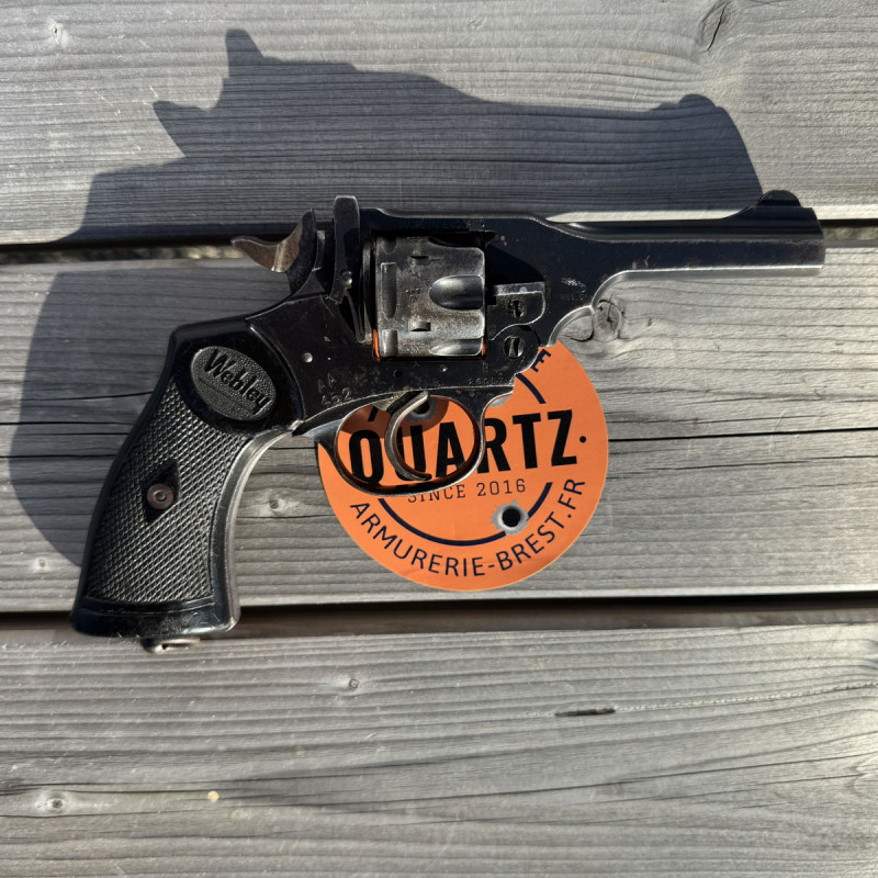 OCCASION - WEBLEY & SCOTT Mark IV Canon 4 pouces Cal. 38 S&W "WAR FINISH" WWII - GRADE B