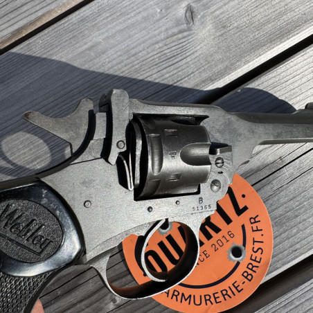 OCCASION - WEBLEY & SCOTT Mark IV Canon 4 pouces Cal. 38 S&W "WAR FINISH" WWII - GRADE A