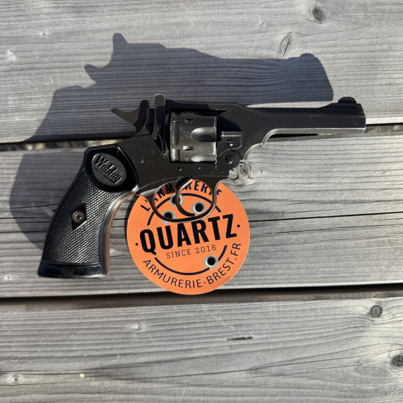 OCCASION - WEBLEY & SCOTT Mark IV Canon 4 pouces Cal. 38 S&W "WAR FINISH" WWII - GRADE A