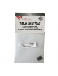 Ranger Point Precision - Bouchon / Plaque d’obturation pour rainure en queue‑d’aronde 3/8" — Noir