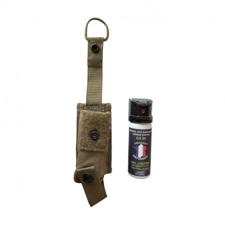 Bombe aérosol GEL CS 80 - 50ml + Housse Molle GCODE FDE