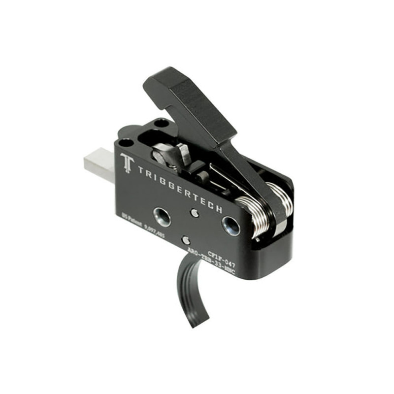 TRIGGERTECH - Détente de Compétition Incurvée Noire AR-15