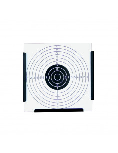 Porte Cible FFTIR 10m 17x17cm Conique Métallique pour Plombs 4,5mm 20 Joules Max 2